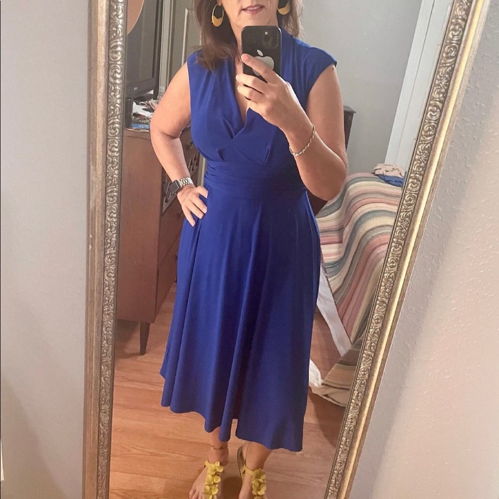 Jessica Howard size 10 blue dress